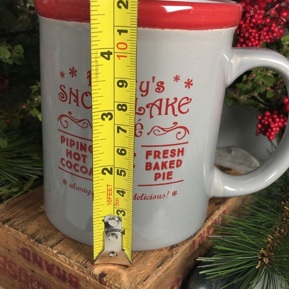 Frosty’s Snowflake Cafe Large Mug Holiday Winter Drink Mug Coffee Cocoa NWOT Cup - Picture 10 of 13